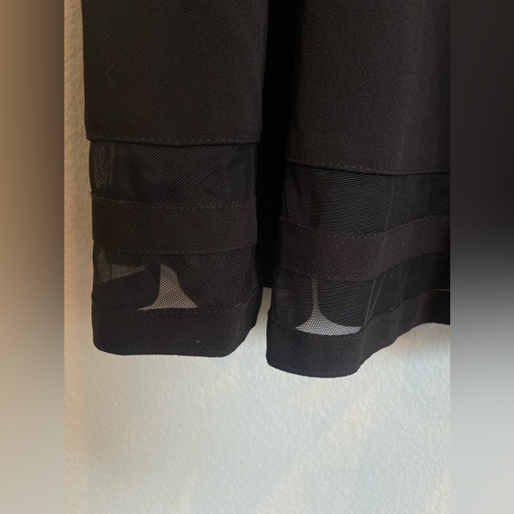 NWT Calvin Klein Fit Flare Illusion Mesh Dress - Picture 8 of 10